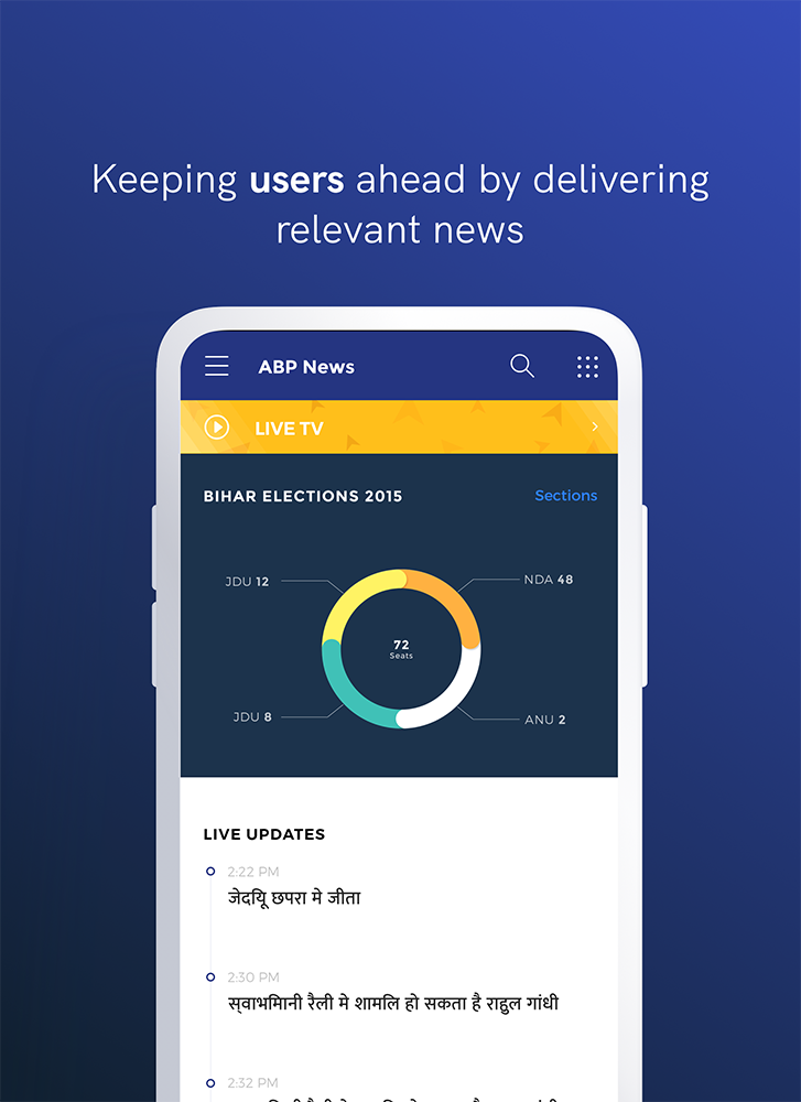 ABP News app screenshots