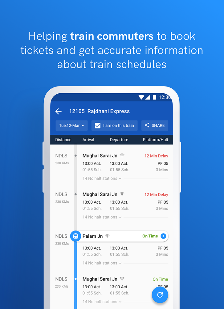 ixigo Trains app screenshots