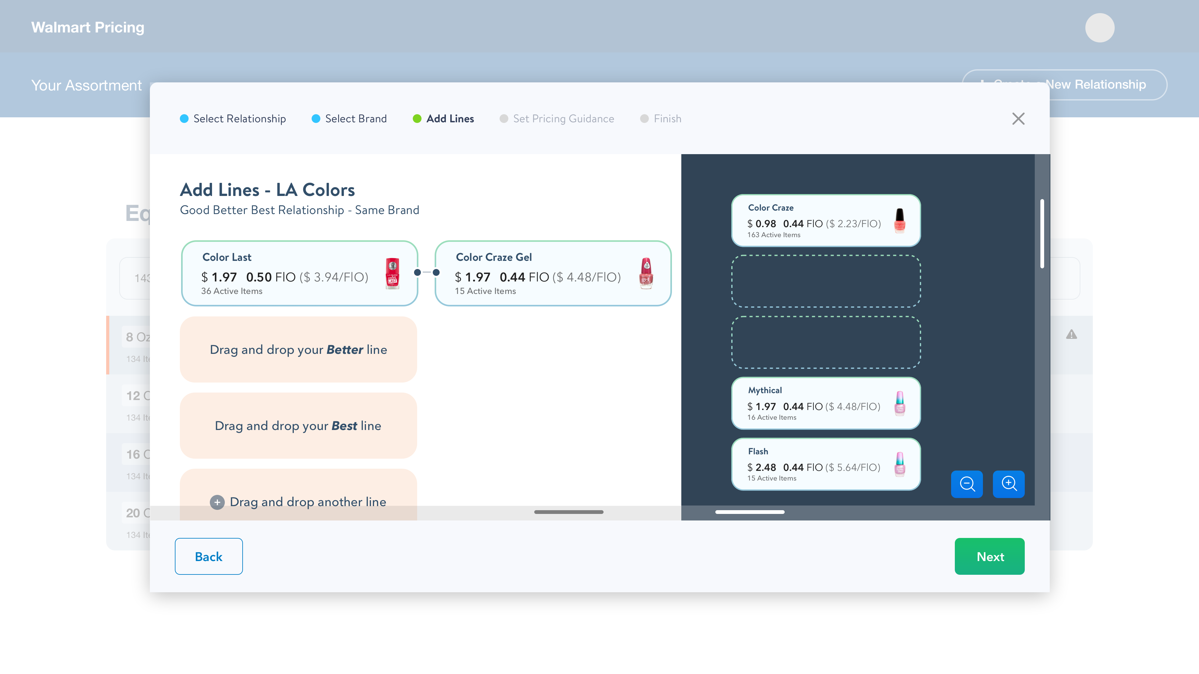 Make lines and ladders customizable